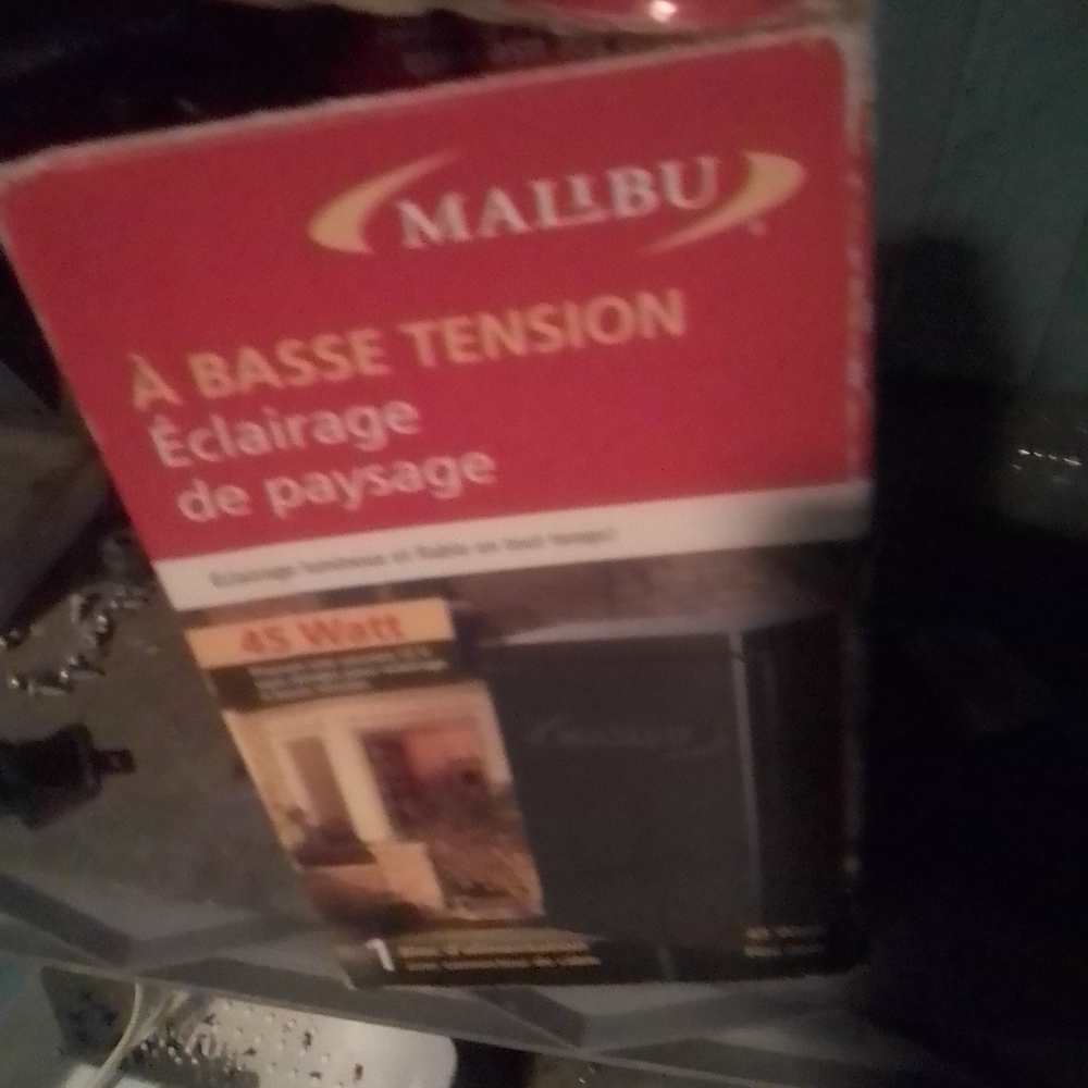 Malibu 45 Watt Landscape Lighting in Red and Black